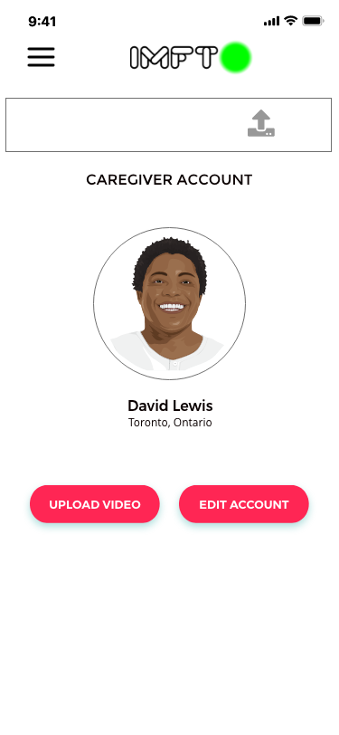 Mobile landing page